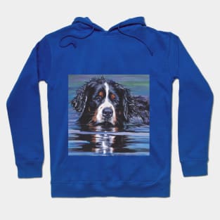 Bernese Mountain Dog Fine Art Painting Hoodie